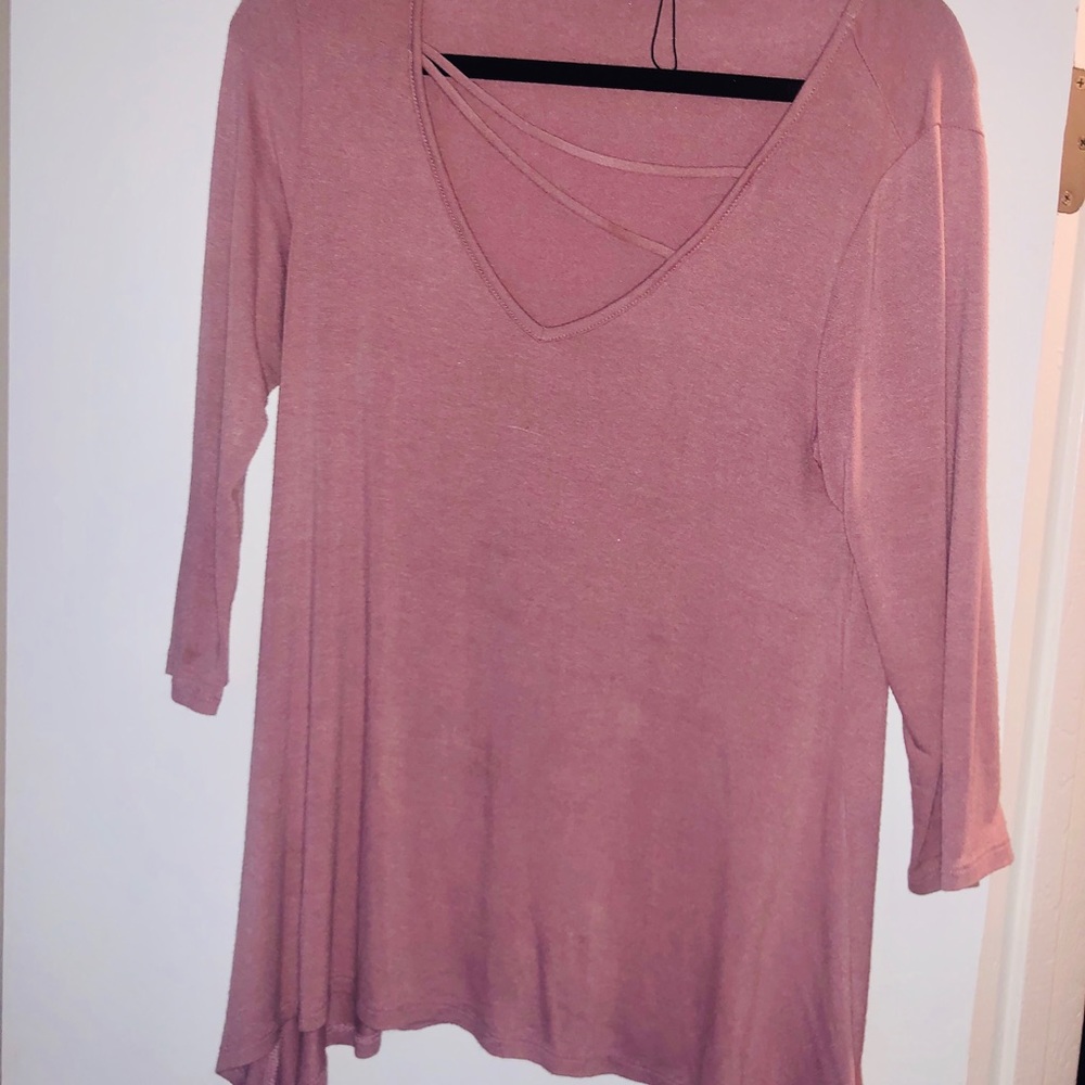 Pink top / long sleeve shirt